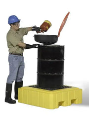 Ultra Drum Spill Pallet Plus Model P1 pouring liquid