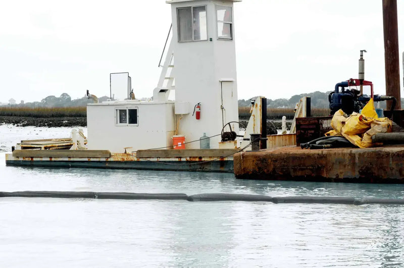 Ultra Oil Filter Boom in ocean