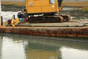 Ultra Oil Filter Boom near equipment