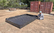 Ultra Concrete Washout Berm RPE Model on construction site