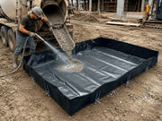 Ultra Concrete Washout Berm RPE Model with poured concrete