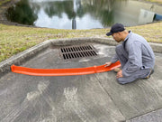 Ultra Spill Berm Plus setup on storm drain