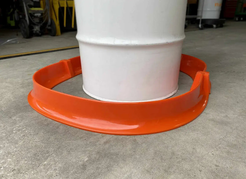 Ultra Spill Berm Plus around oil drum closeup