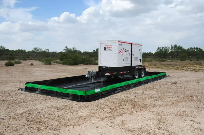 Ultratech Collapsible Wall Berm with generator extra space