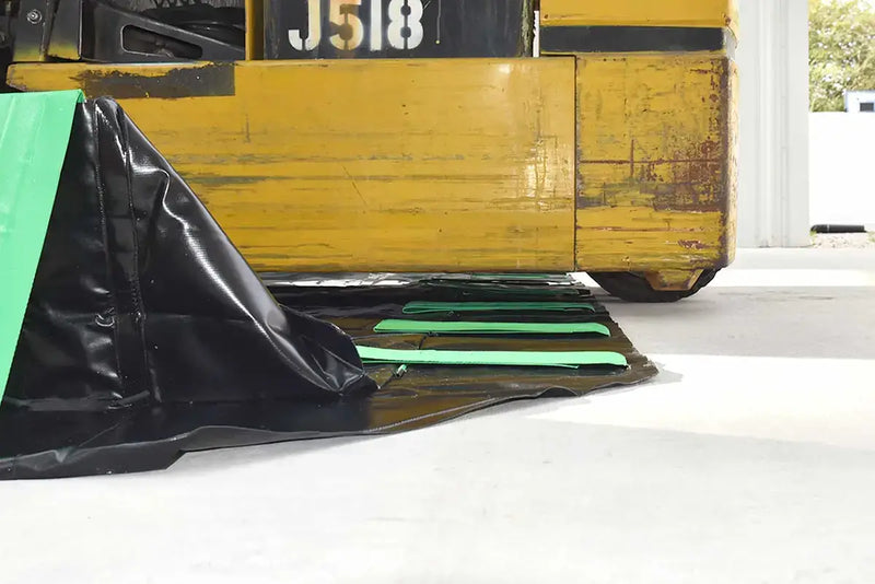 Ultratech Compact Wall Berm loading from vehicle