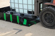 Ultratech L Bracket Economy Berm with IBC container