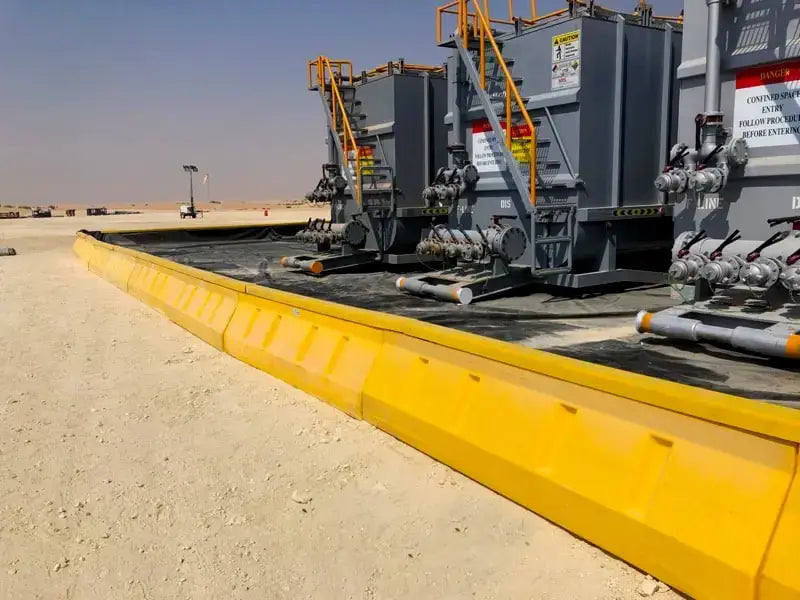 Ultratech M1 Containment Wall with heavy equipment