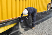 Ultratech M2 Containment Wall securing liner over sidewall