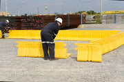 Ultratech M2 Containment Wall setup in field