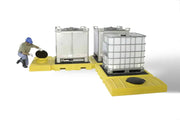 Ultratech Modular IBC Spill Pallet customized setup