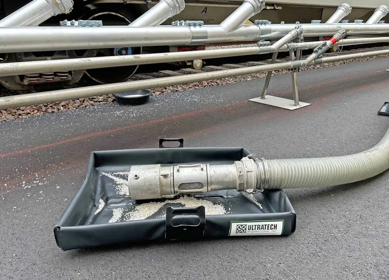 Ultratech Pellet Pond under hose