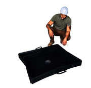 Ultratech Pellet Pond worker setting up