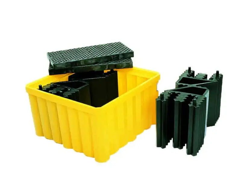 Ultratech IBC Spill Containment Pallet Double Stack setup