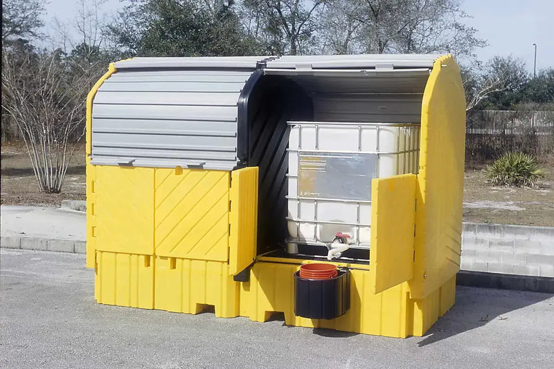 Ultratech IBC Spill Containment Pallet Hard Top Twin