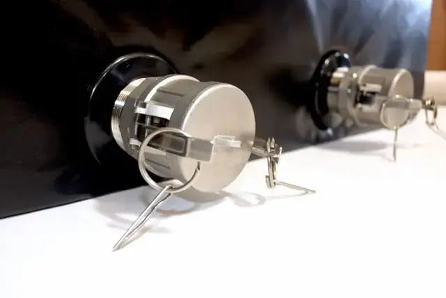 Ultratech Railcar Track Berm camlock fittings