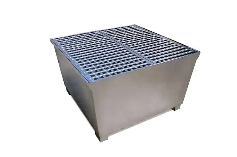 Steel IBC Spill Containment Pallet grates