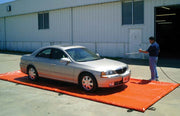 Husky Eagle Washdown Containment Mat with car