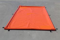 FOL-DA-DAM Portable Type GA Decon Berm Continuous Air Chamber Sides on the ground