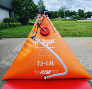 Fol-Da-Tank The "Flyer" Multifunctional Helicopter Tank pyramid shape close up view