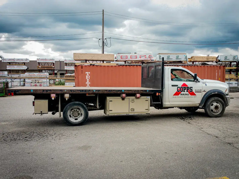 Iconic T-Handle Underbody Toolbox on flatbed