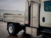 Iconic Cam Lock Underbody tool box mounted on dump truck