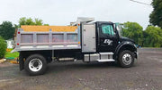 Iconic Behind Cab aluminum cross box on dump truck