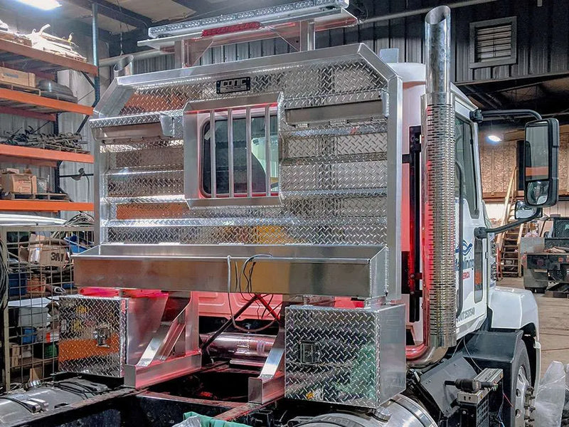 Iconic Flat Headache Rack closeup in shop