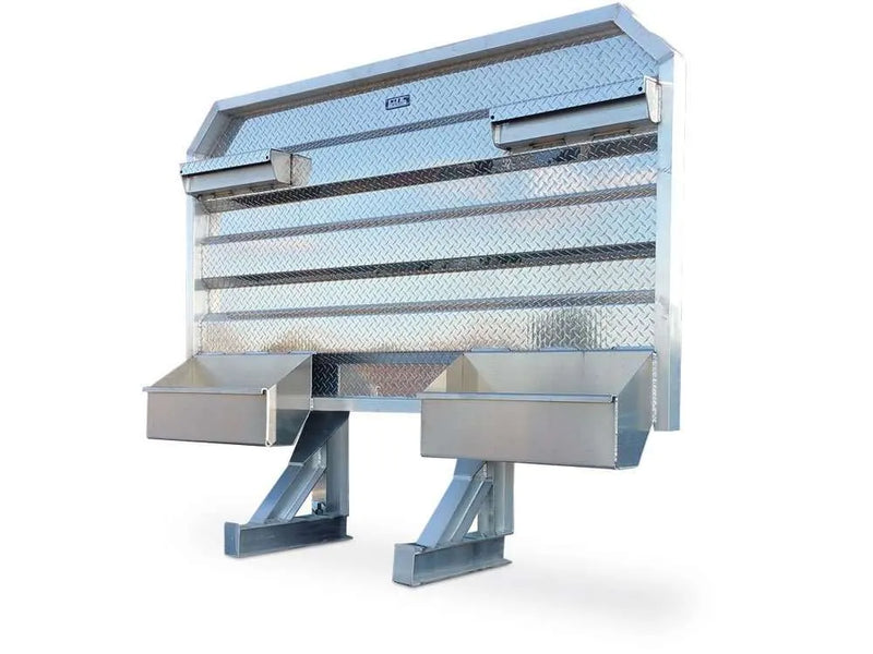 Iconic Flat Headache Rack with split tray