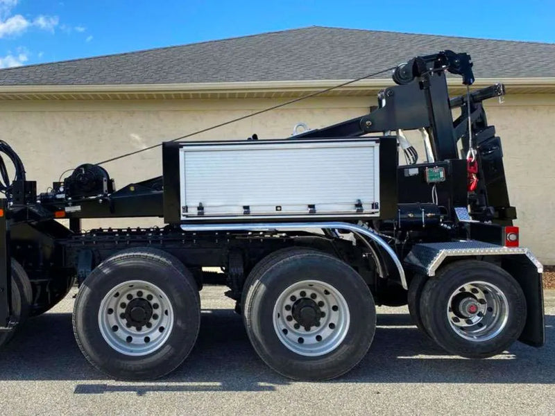Iconic Roll Up Door Tool Box side mount on truck