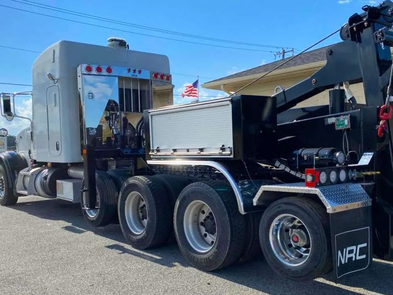 Iconic Roll Up Door Tool Box on truck left side
