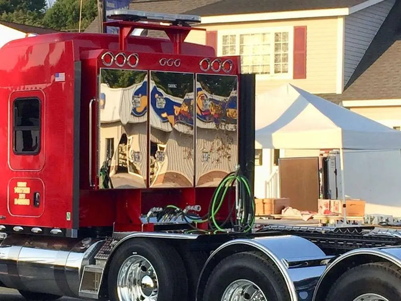 Iconic Stainless Steel Headache Rack left side