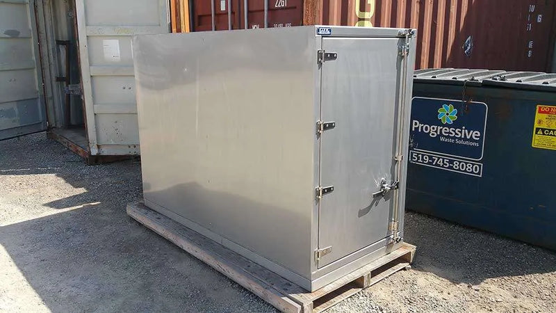 Iconic Behind Cab aluminum cross box side view