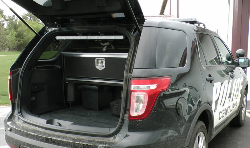 Mobile Strong SUV Storage Drawer for Ford Interceptor side view