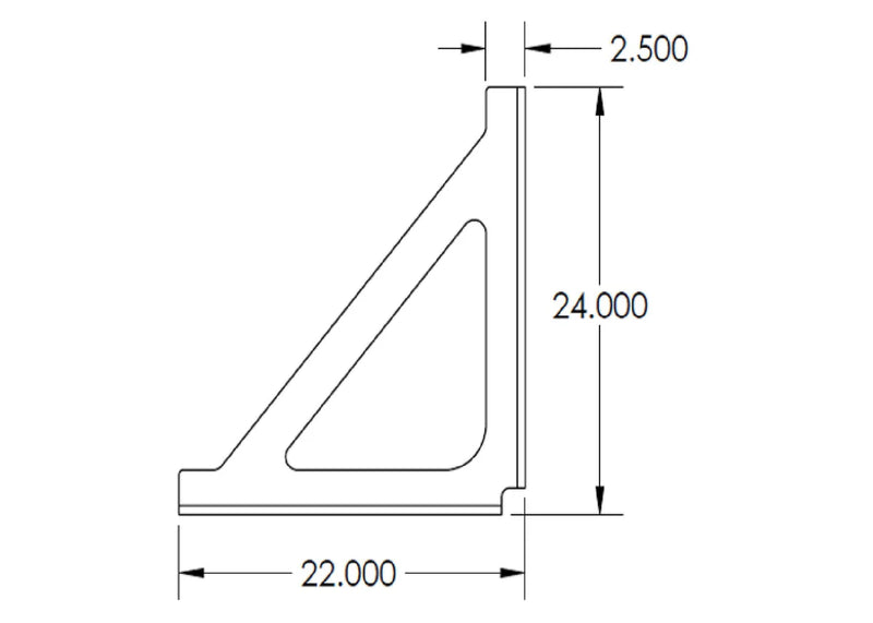 Chandler Mounting Bracket 24x22