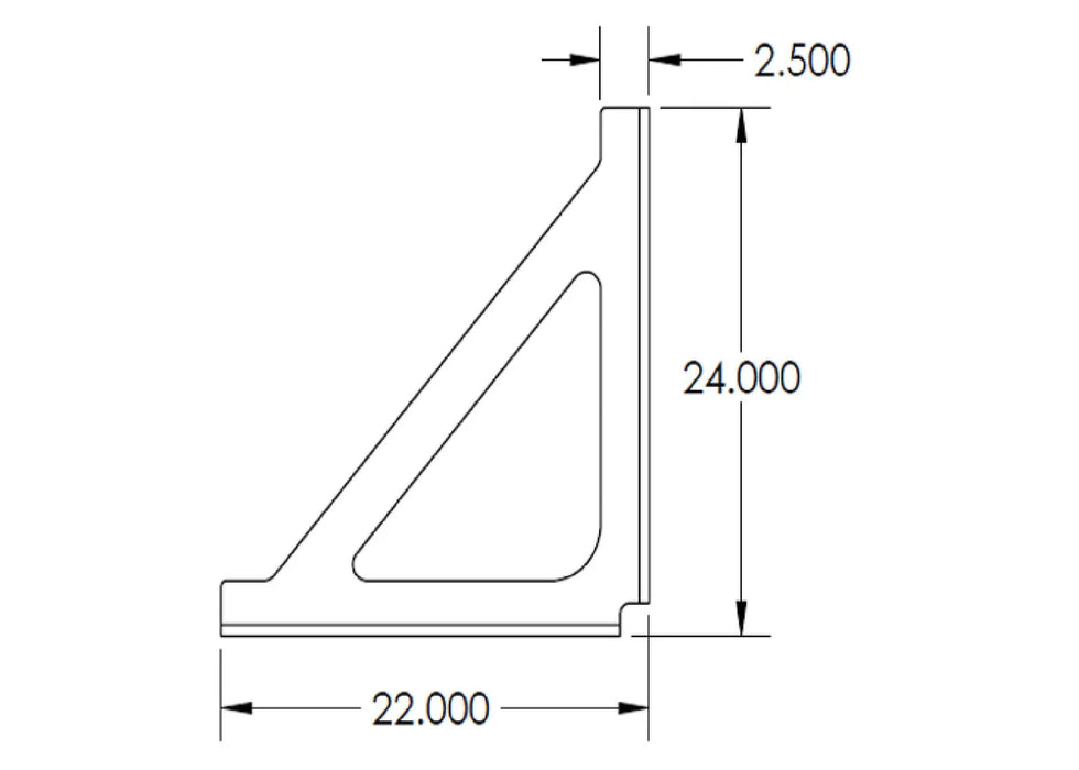 Chandler Mounting Bracket 24x22