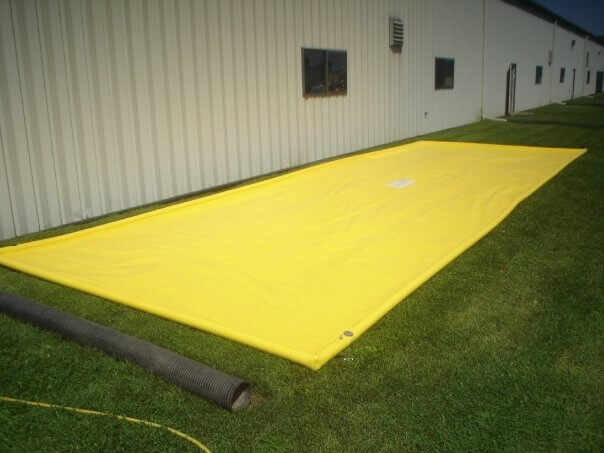 FOL-DA-DAM Portable Type GA Decon Berm Continuous Air Chamber Sides side view