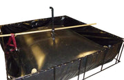 Husky Chemical Resistant Black Water Tank Bladder inside secondary containment