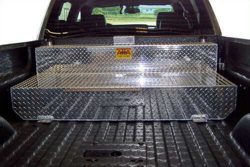 ATTA L-Shape Diesel Auxiliary Fuel Tank center of pickup truck