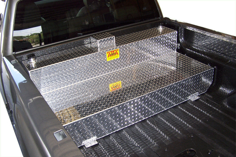 ATTA L-Shape Diesel Auxiliary Fuel Tank side view pickup truck