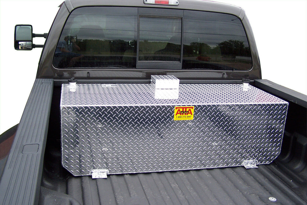 ATTA 110 Gallon Diesel Auxiliary Fuel Tank in pickup truck bed
