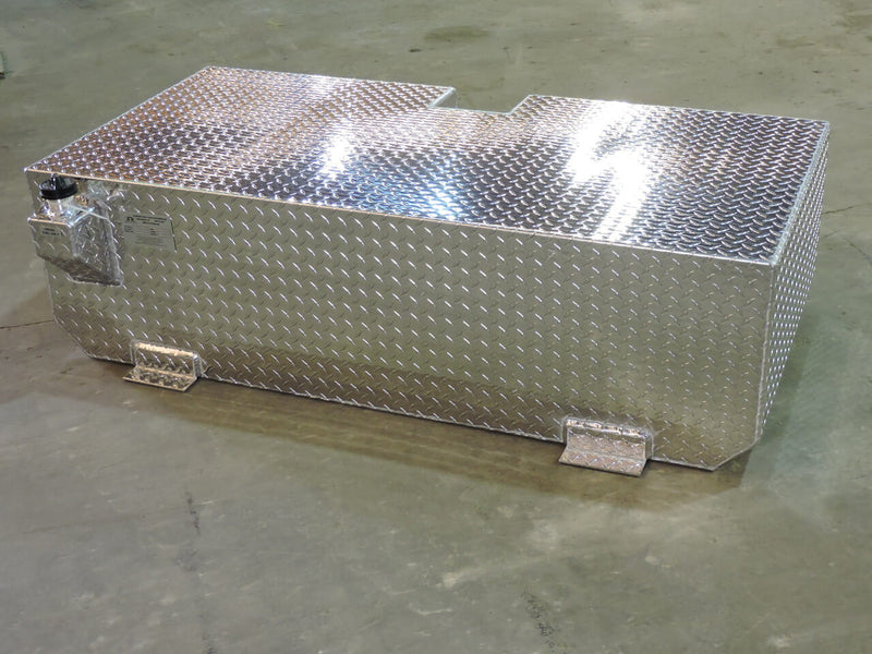 ATTA Sleeper Diesel Auxiliary Fuel Tank 110 gallon closeup