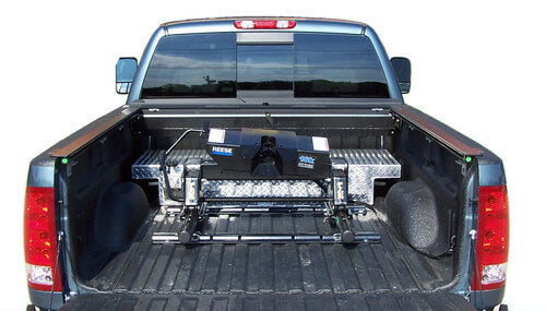 Diesel Auxiliary Under Toolbox Tank in truck center