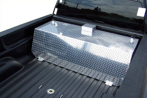 Diesel Wedge Auxiliary Fuel Tank 94 Gallon closeup