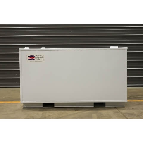 Midwest Industrial Fuel Storage Tank closeup in factory