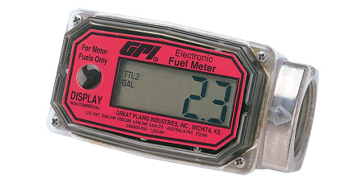 Transfer Flow GPI Digital Fuel Meter for Refueling Tank — Tank Retailer