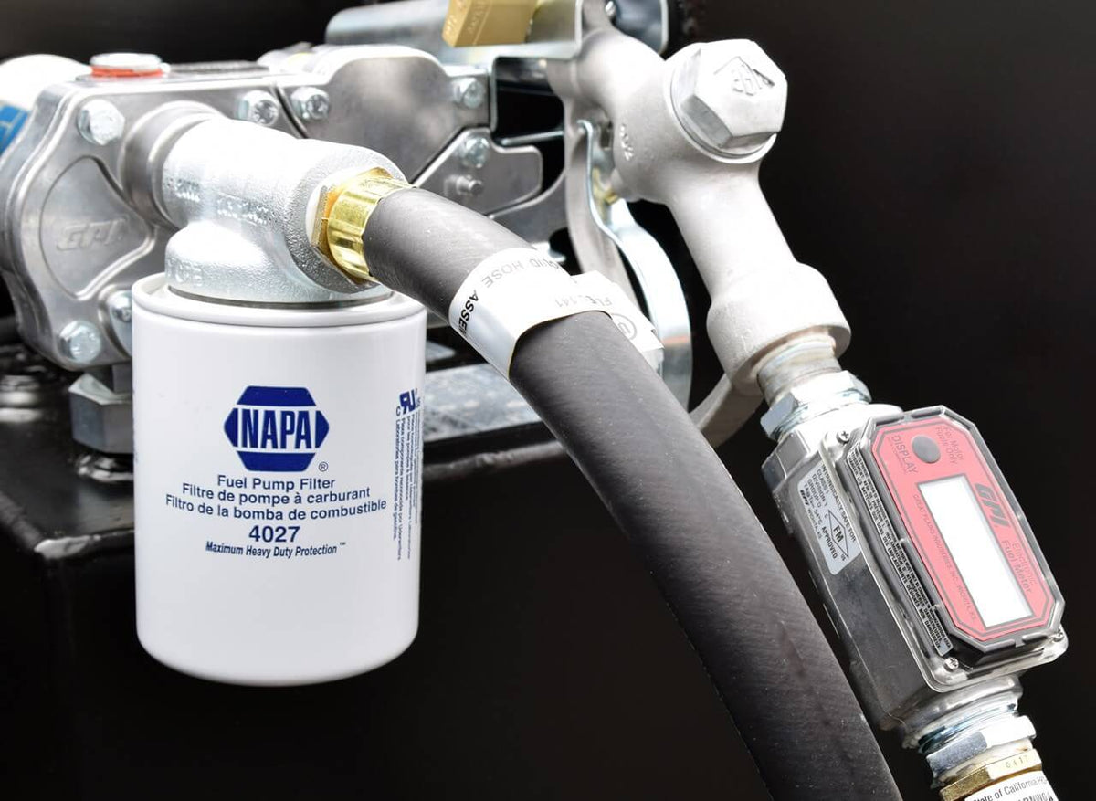 Transfer Flow Napa InLine Fuel Filter Kit for Refueling Tanks — Tank