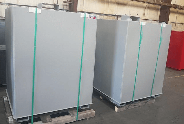 Newberry Rectangular Double Wall Slim Lube Oil Tank